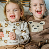 Teddy Face Applique Brooklyn Boxy