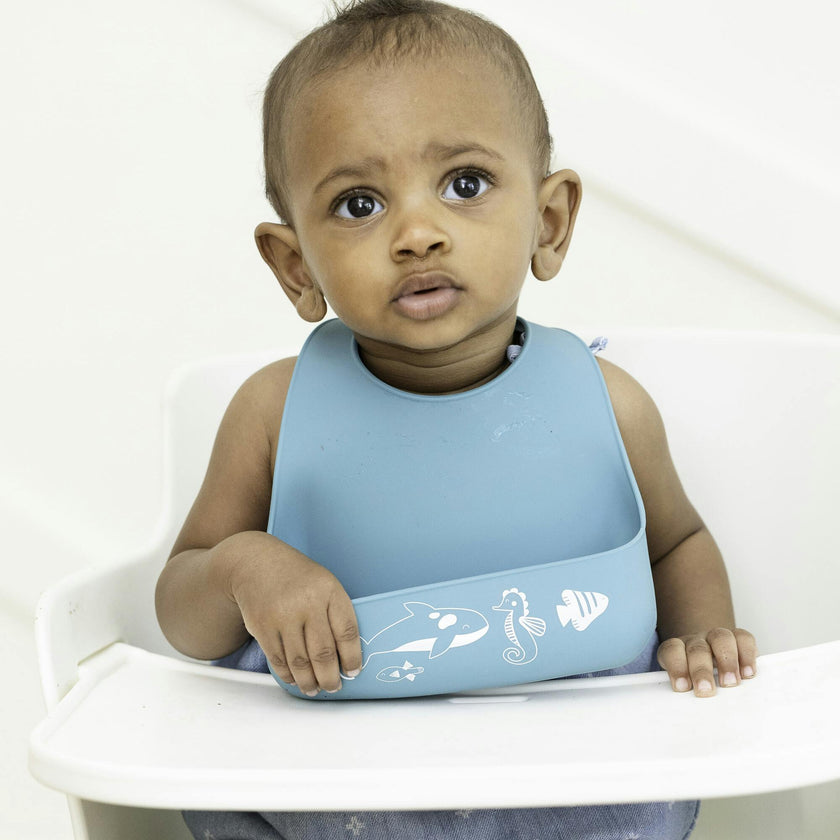 Ocean Friends Little Bites Narrow Bib