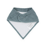 Cotton Muslin + Fleece Bandana Bib 4 Pack - Sea