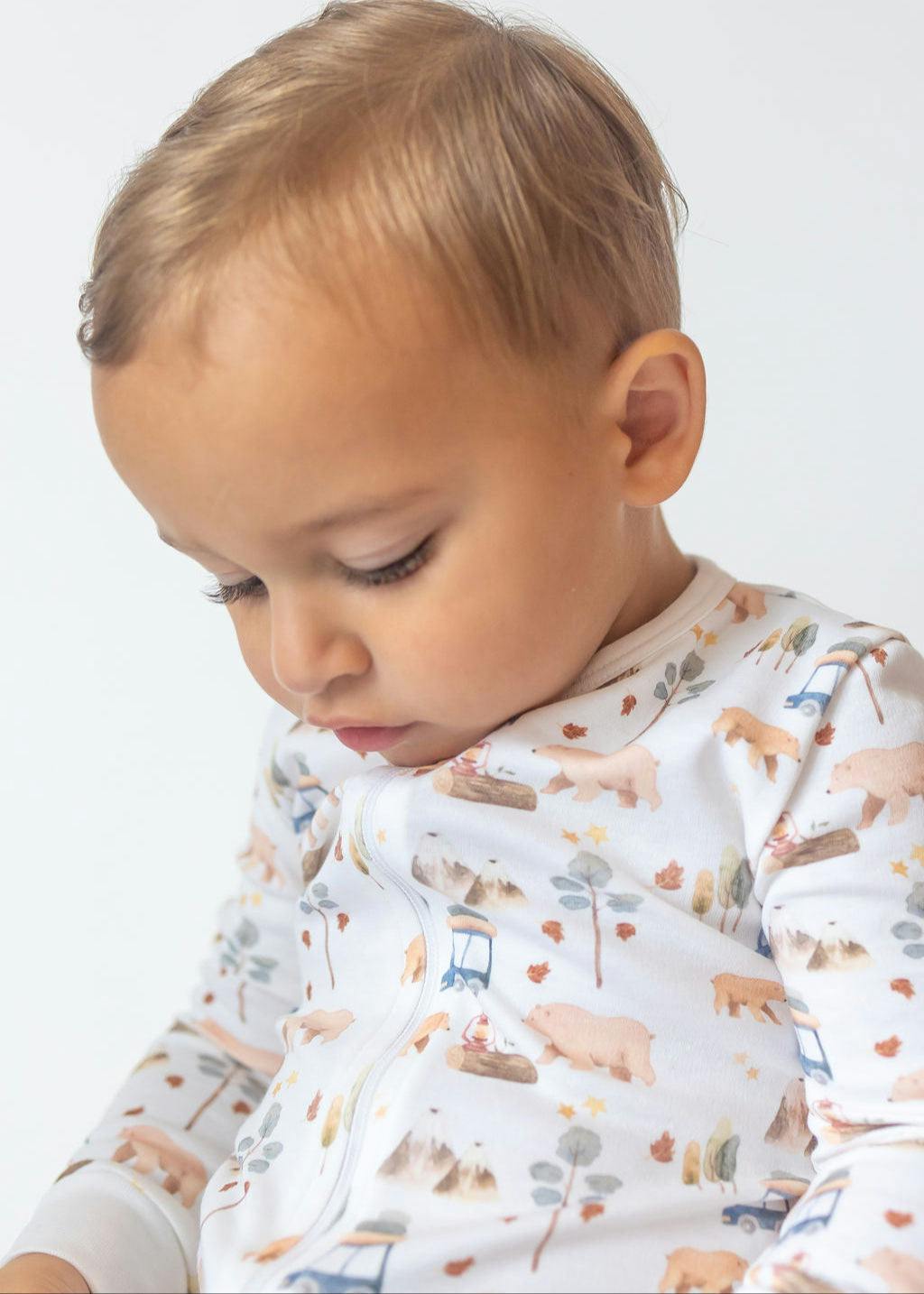 Forest Adventure Pima Baby Pajama