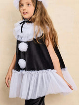 Pierrot Clown Cape For Kids