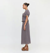 The Paulina Top - Brown Spencer Plaid