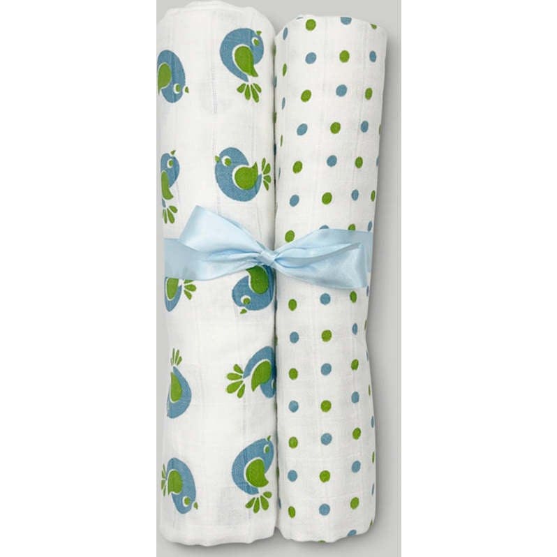 Swaddles and Socks New Baby Gift Set