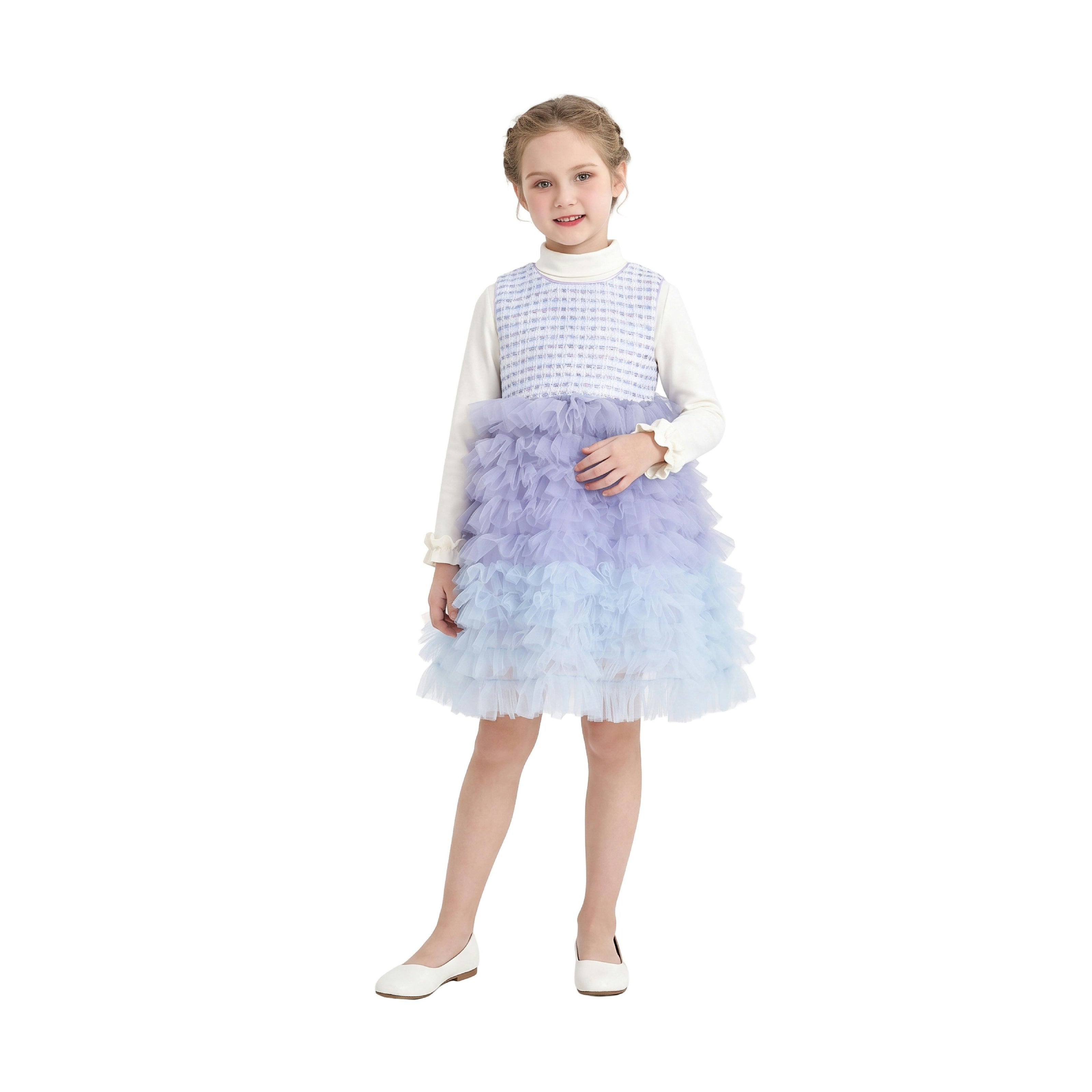 Light Purple Lina Pixie‑Twirl Dress Sets