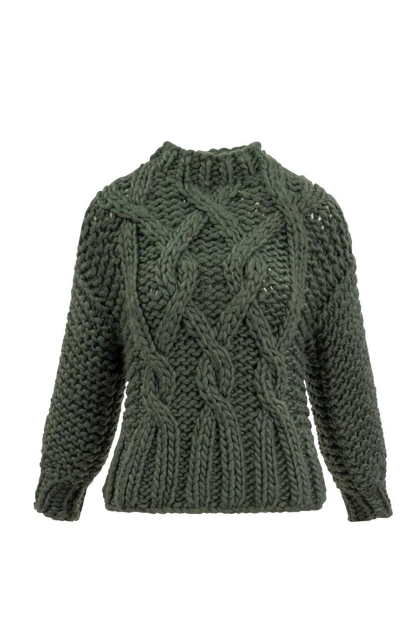 Erica Sweater in Emerald