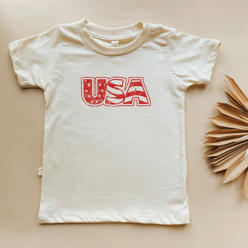 USA Organic Cotton Short Sleeve Toddler T-Shirt