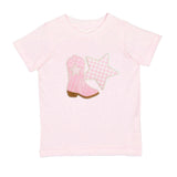 Bandana Cowgirl Patch Western Short Sleeve T-Shirt