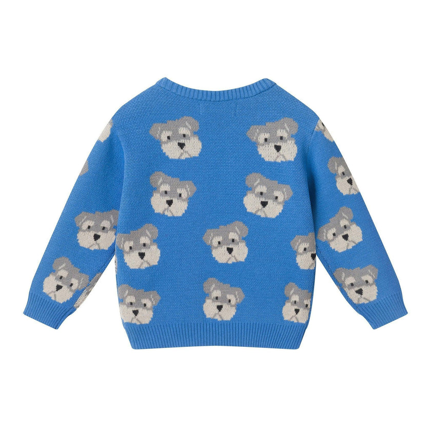 Infant Sweater Knit Set | Playful Puppy