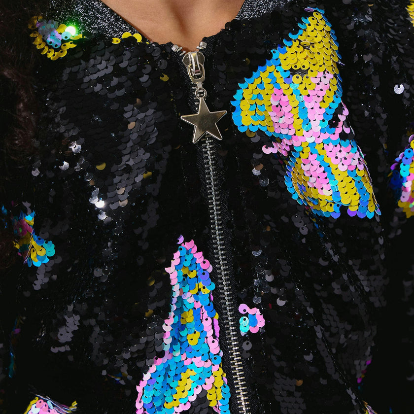 Magic Sequin Bomber