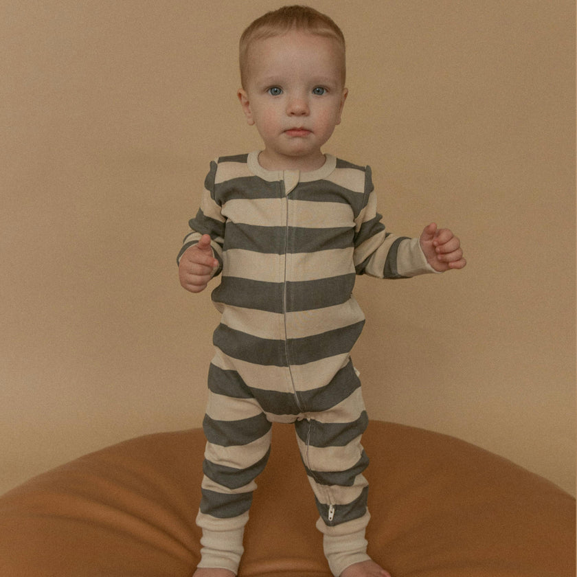 Organic 2-Way Zip Romper
