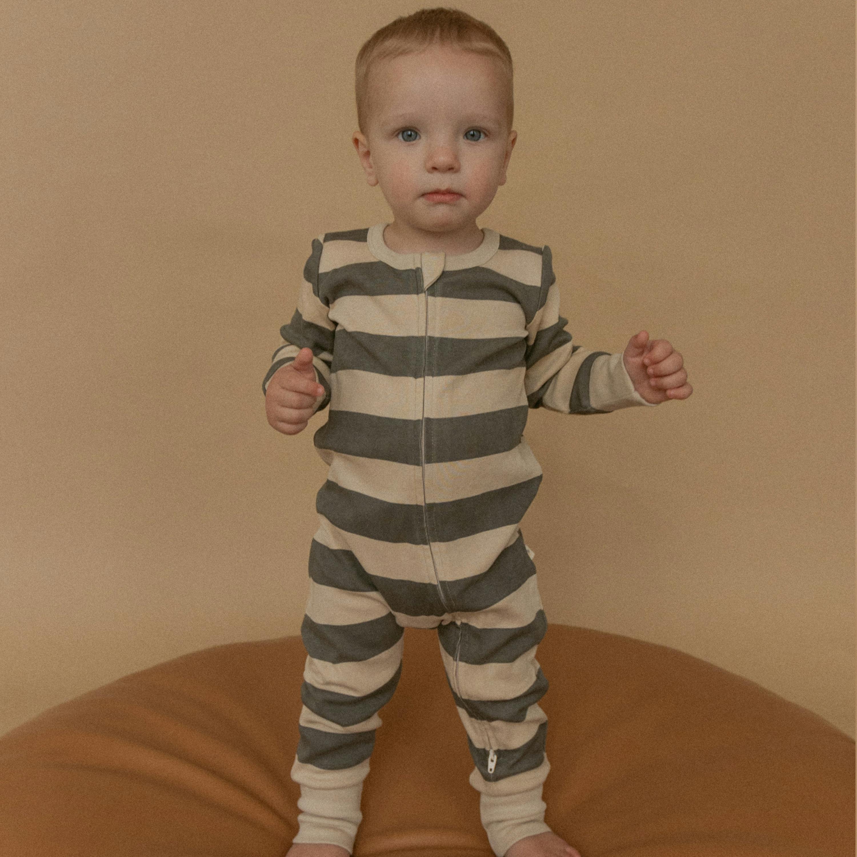 Organic 2-Way Zip Romper