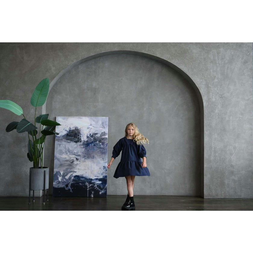 Isla dress (prussian-blue)