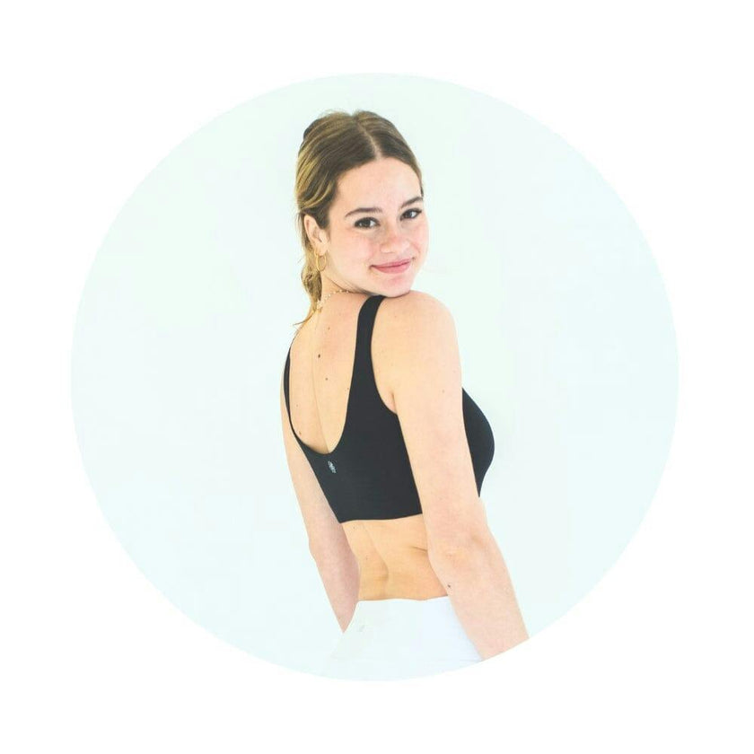 Aster Reversible Girls Tank Bra White