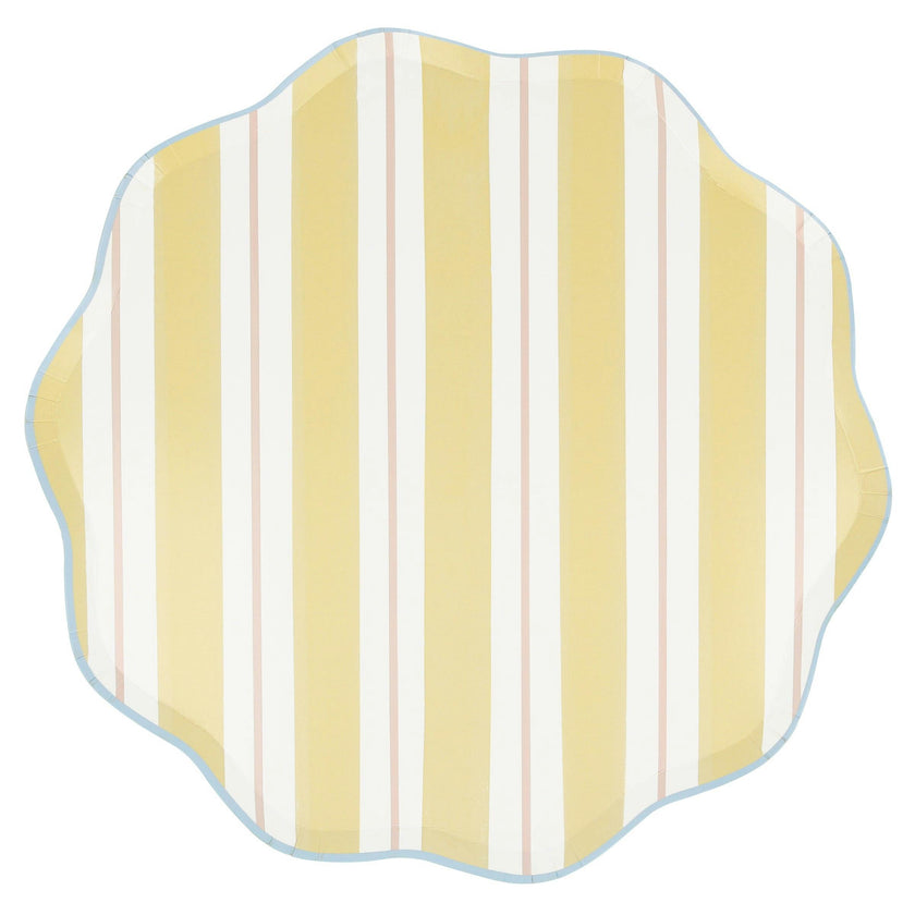 Preppy Stripe Dinner Plates