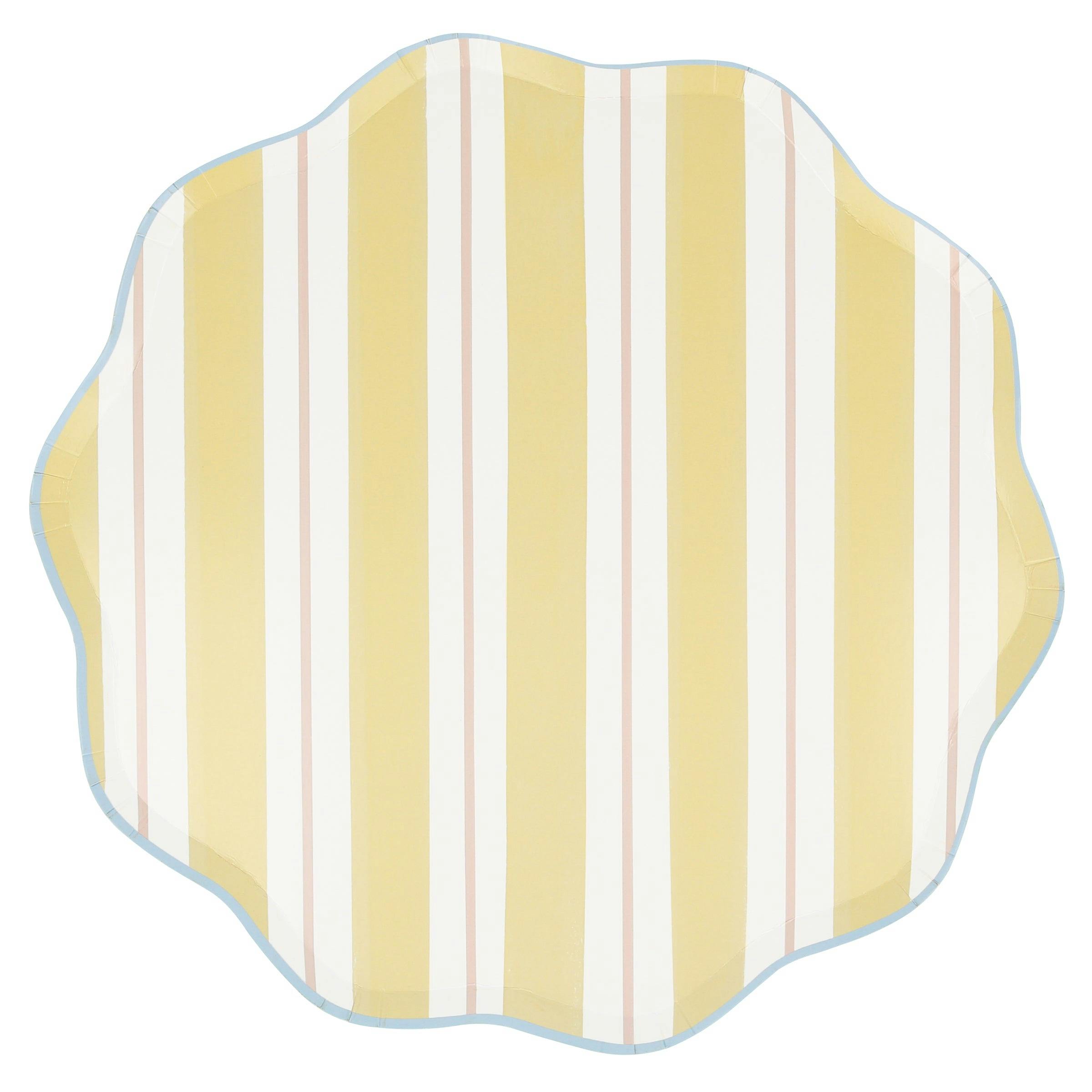 Preppy Stripe Dinner Plates