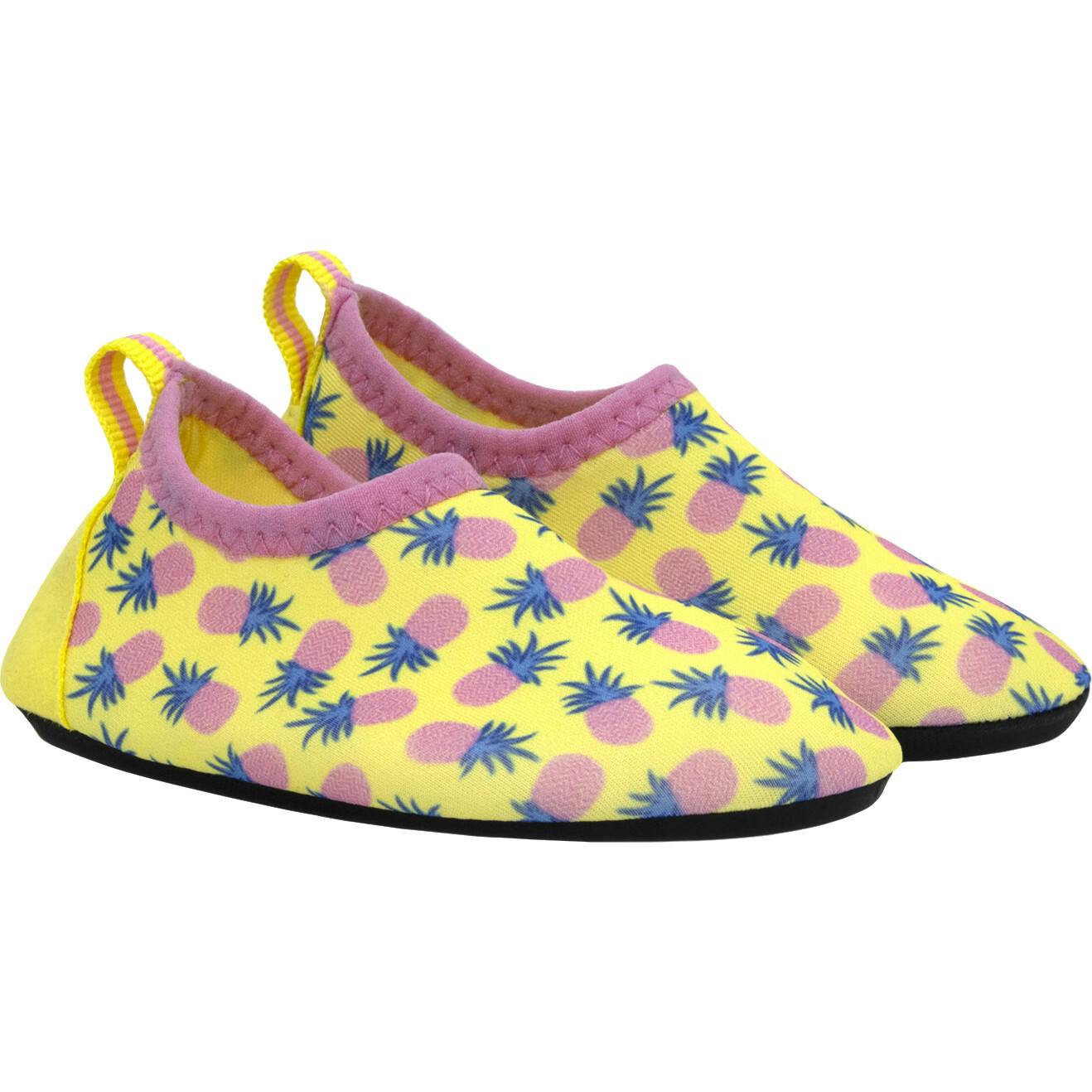 Pineapple Crush Aqua Shoes in Yellow