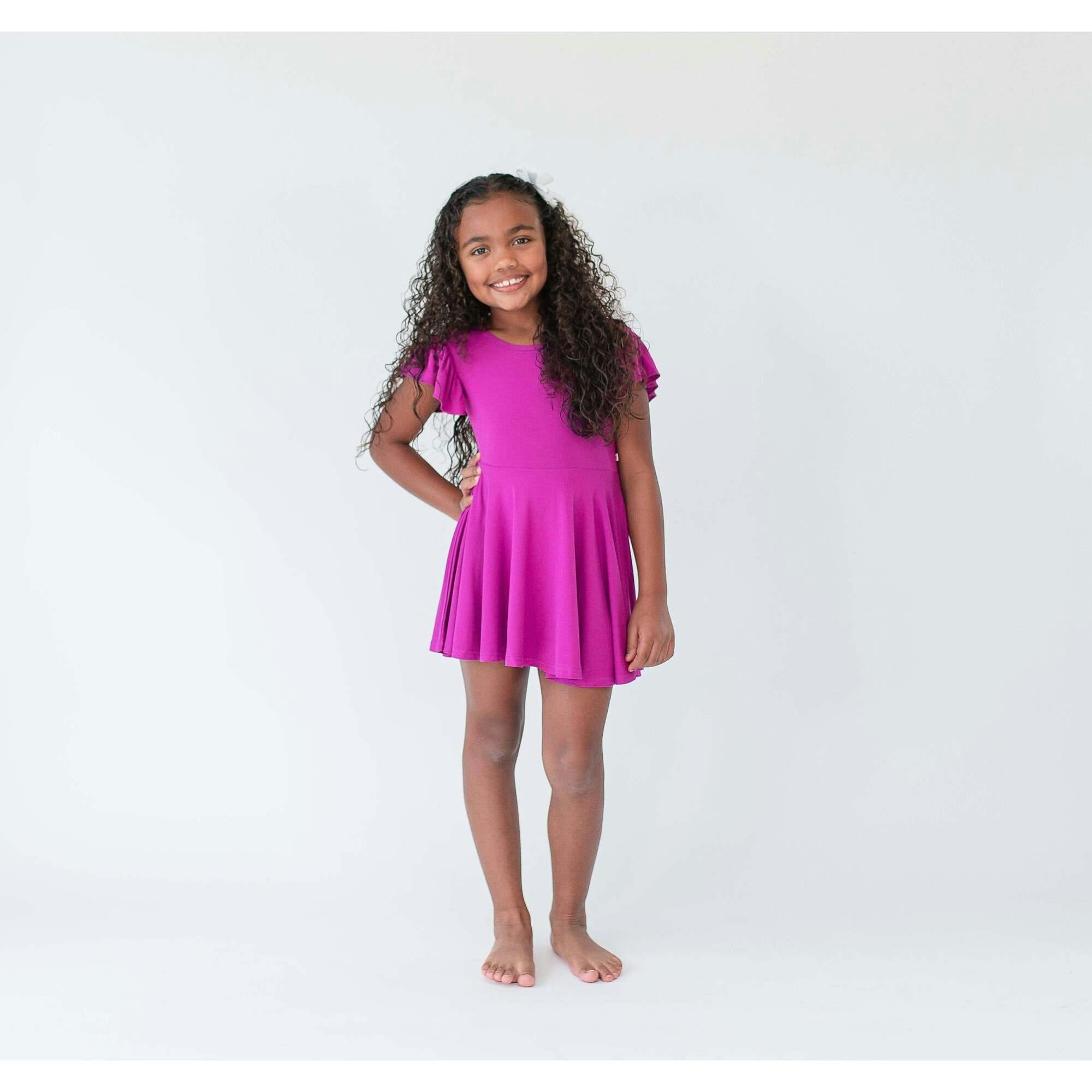 Cap Sleeve Twirl Dress
