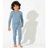 Oasis Teal Bamboo Kids Pajamas