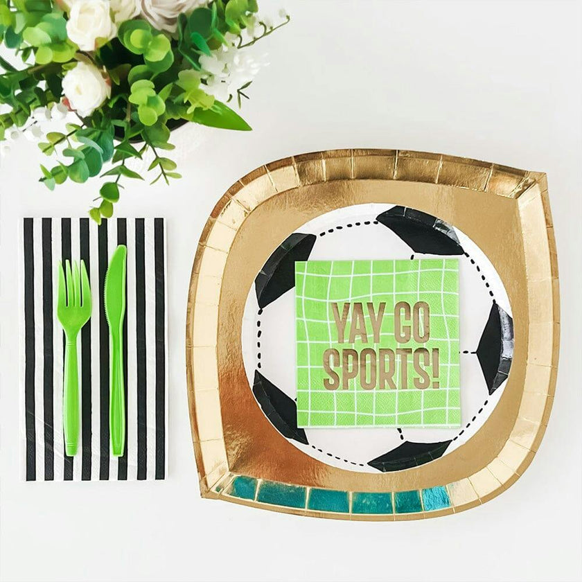 "Yay Go Sports" Witty Cocktail Napkins