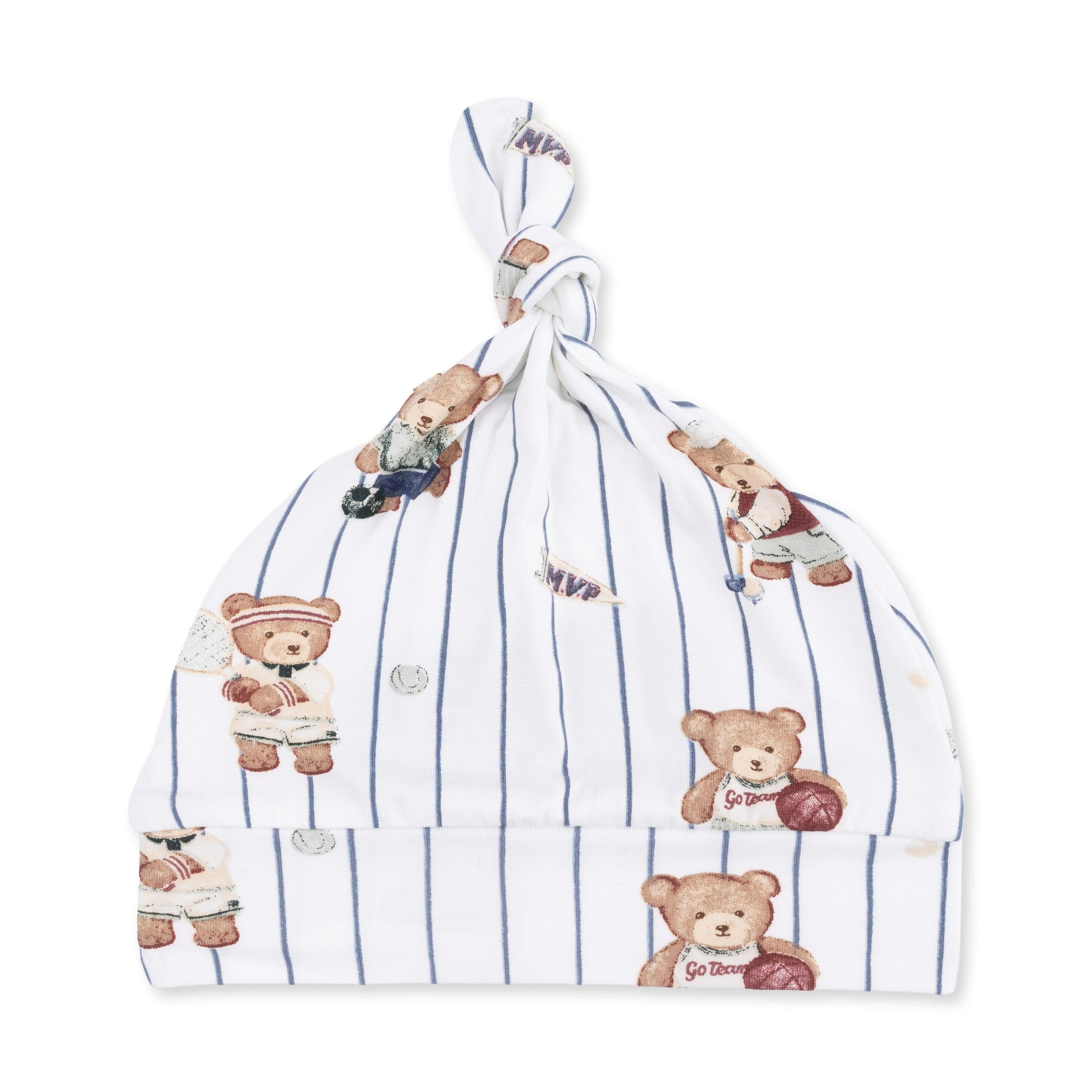 Mixed Sports Bears - Bundle Gown and Knotted Hat