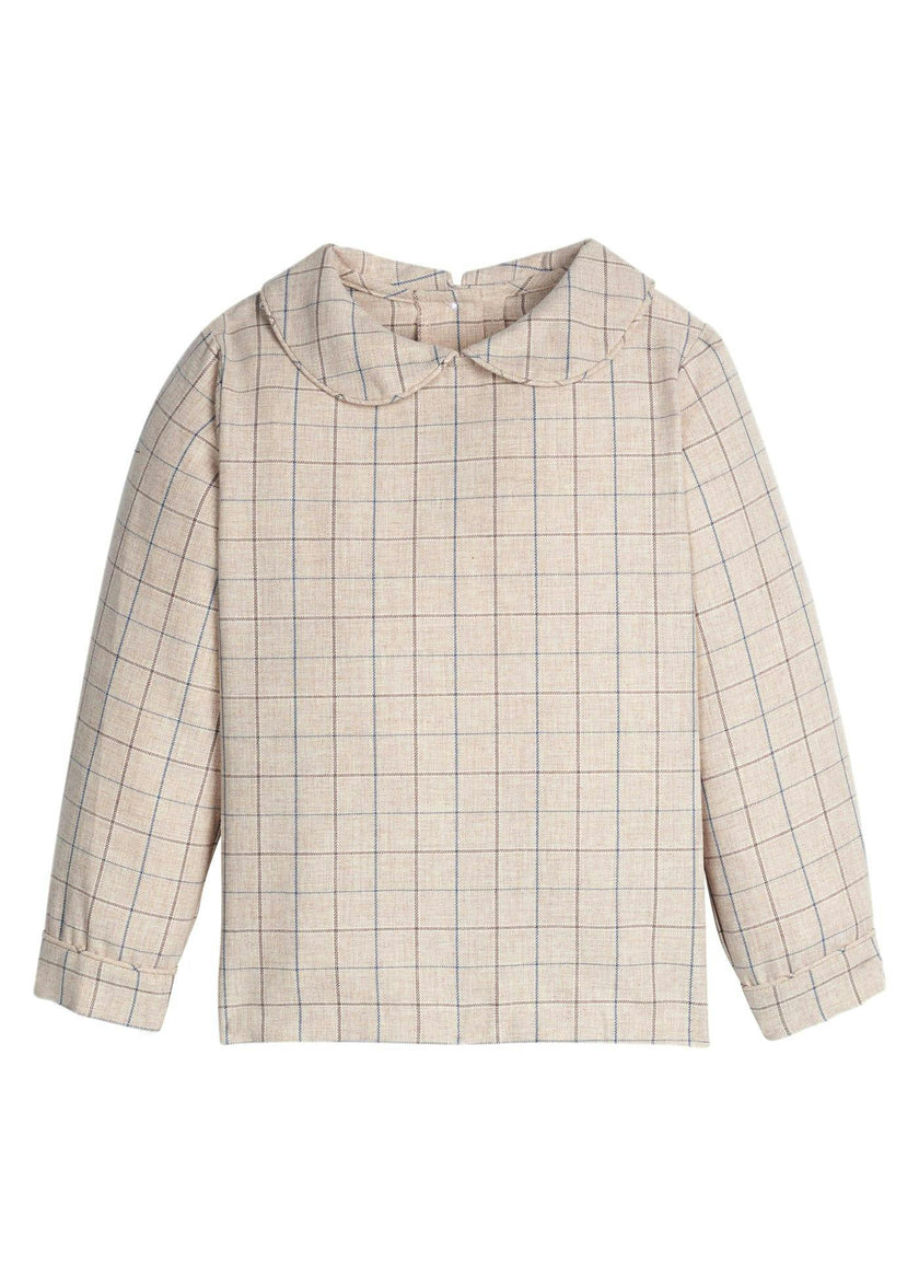 Peter Pan Shirt - Durham Windowpane
