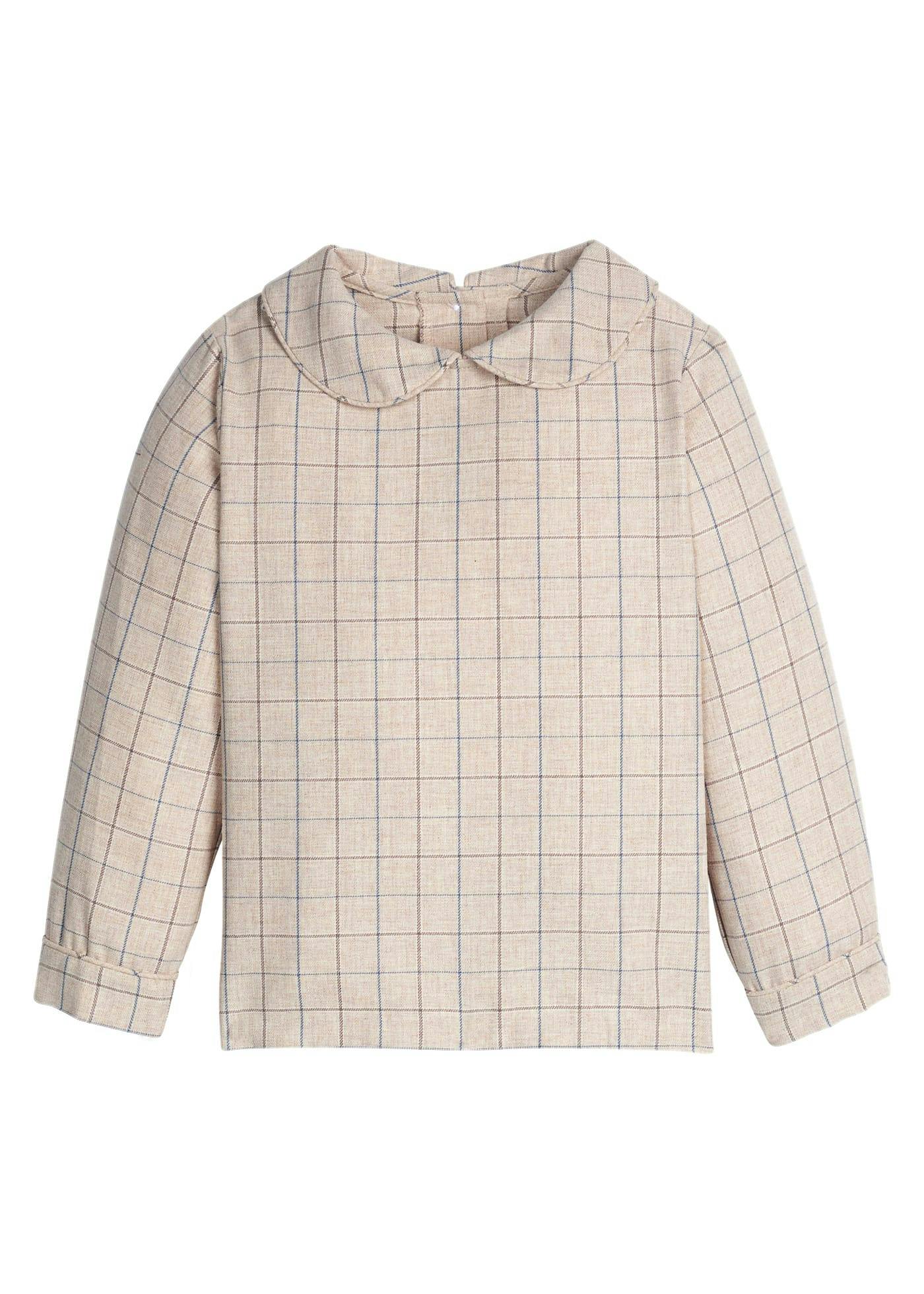 Peter Pan Shirt - Durham Windowpane