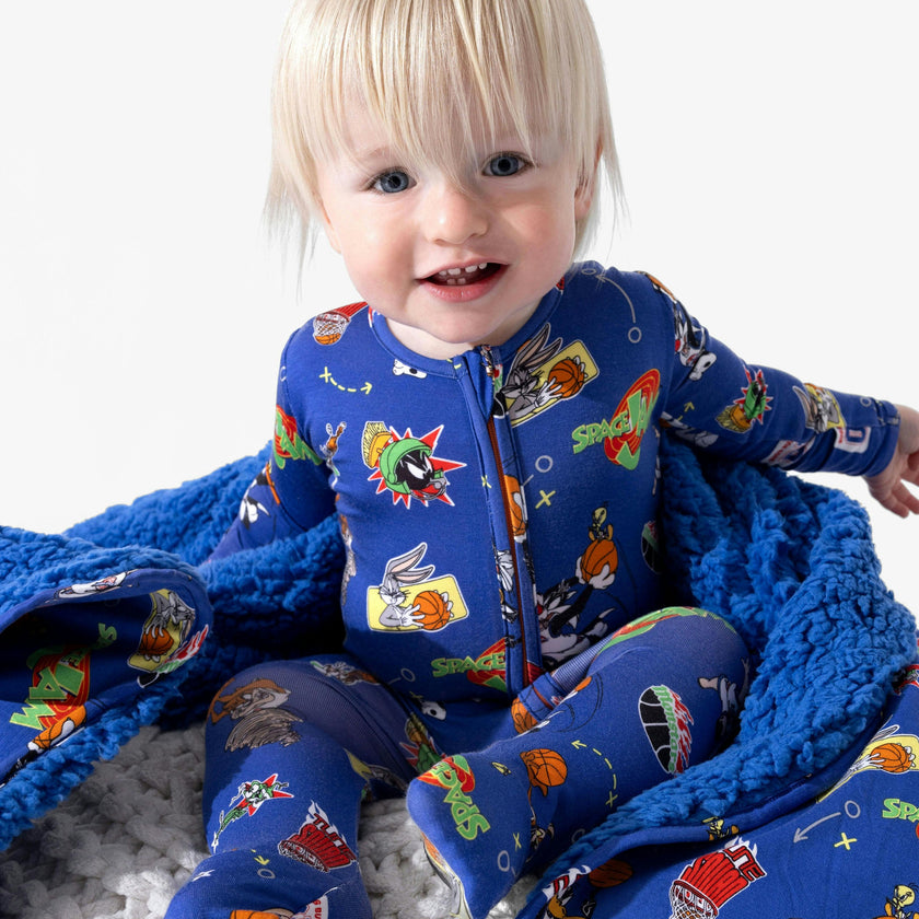 Space Jam Bamboo Sherpa Blanket