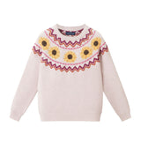 Kids Fair Isle Sweater W/Flare Legging Set