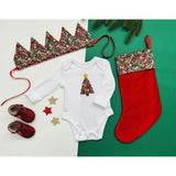 My Little Shop UK X Maisonette Exclusive Liberty Of London Baby'S First Christmas Gift Set, Red