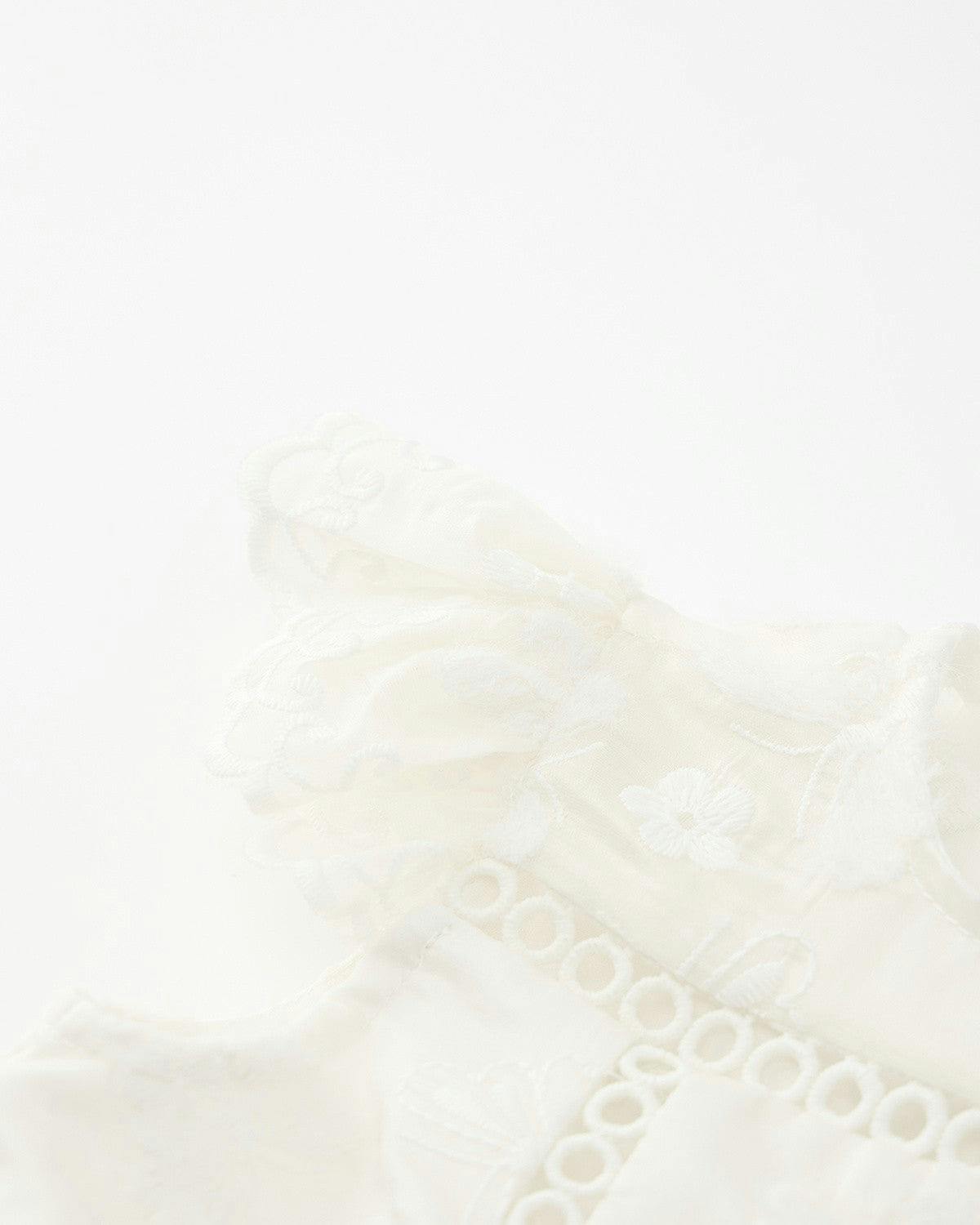 Alisha Frill Embroidered Mini Dress (Baby)