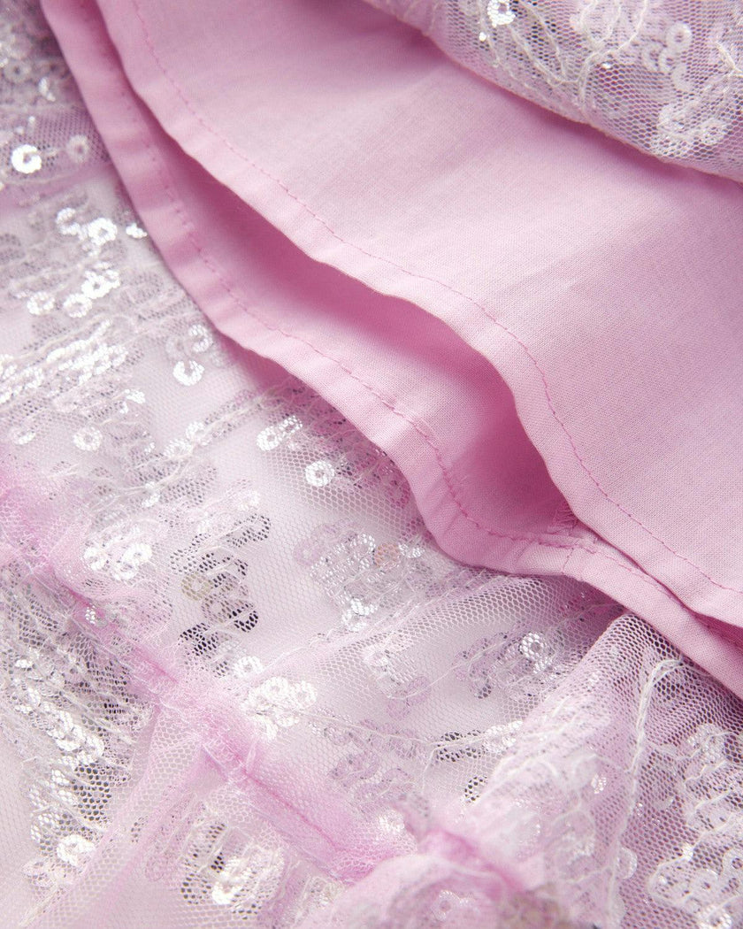 Tabitha Sequin Maxi Dress, Bubblegum Pink
