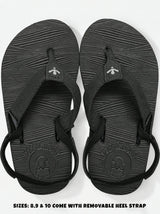 Pidgin Toes® Kids' Flip Flop, Licorice