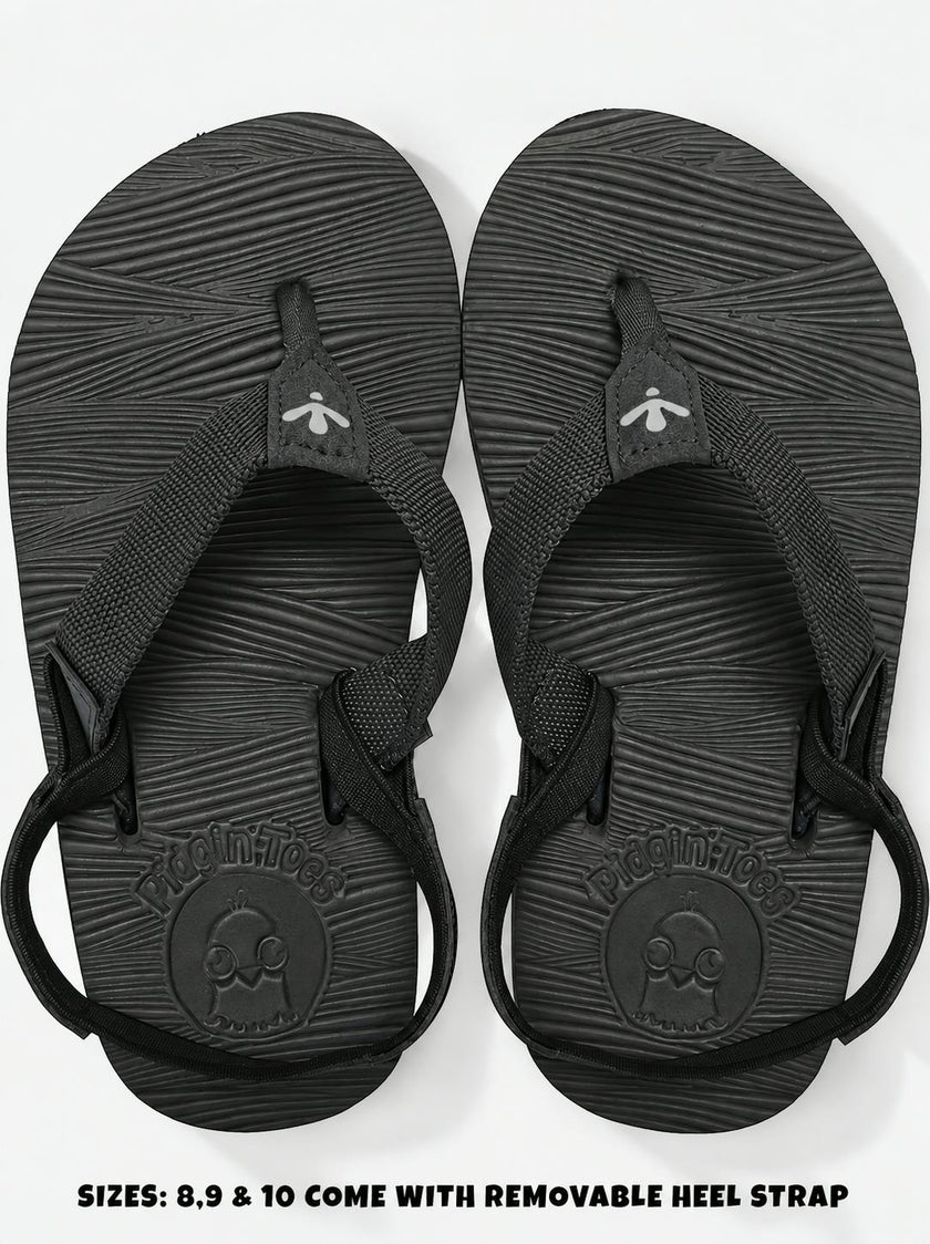 Pidgin Toes® Kids' Flip Flop, Licorice