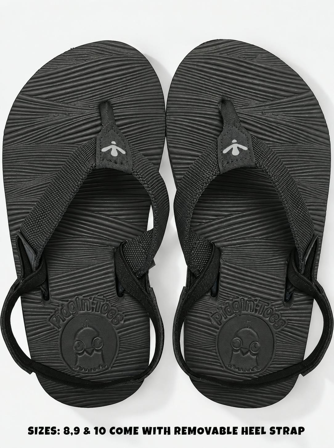 Pidgin Toes® Kids' Flip Flop, Licorice