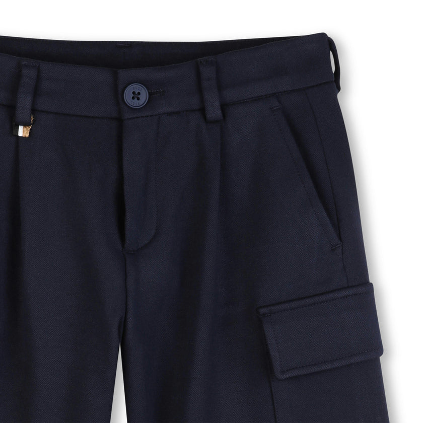 Navy Blue Cargo Shorts