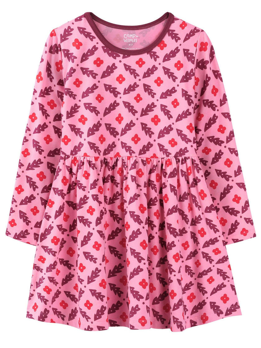 Long Sleeve Twirl Dress