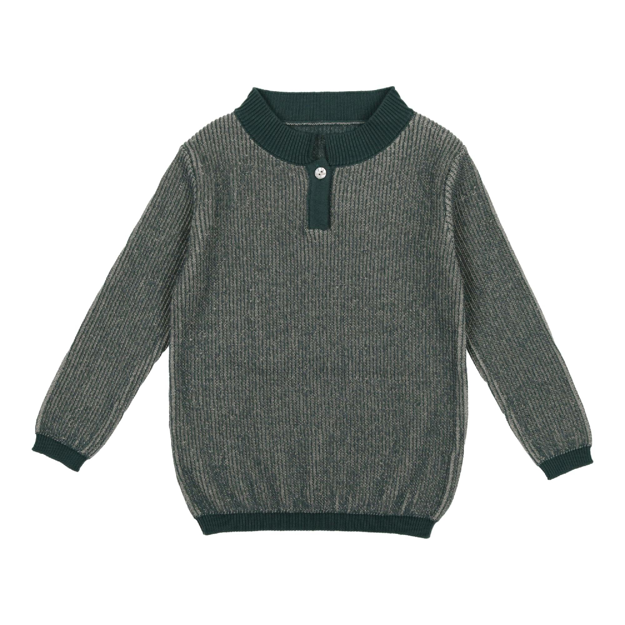 Striped Up Collar Sweater