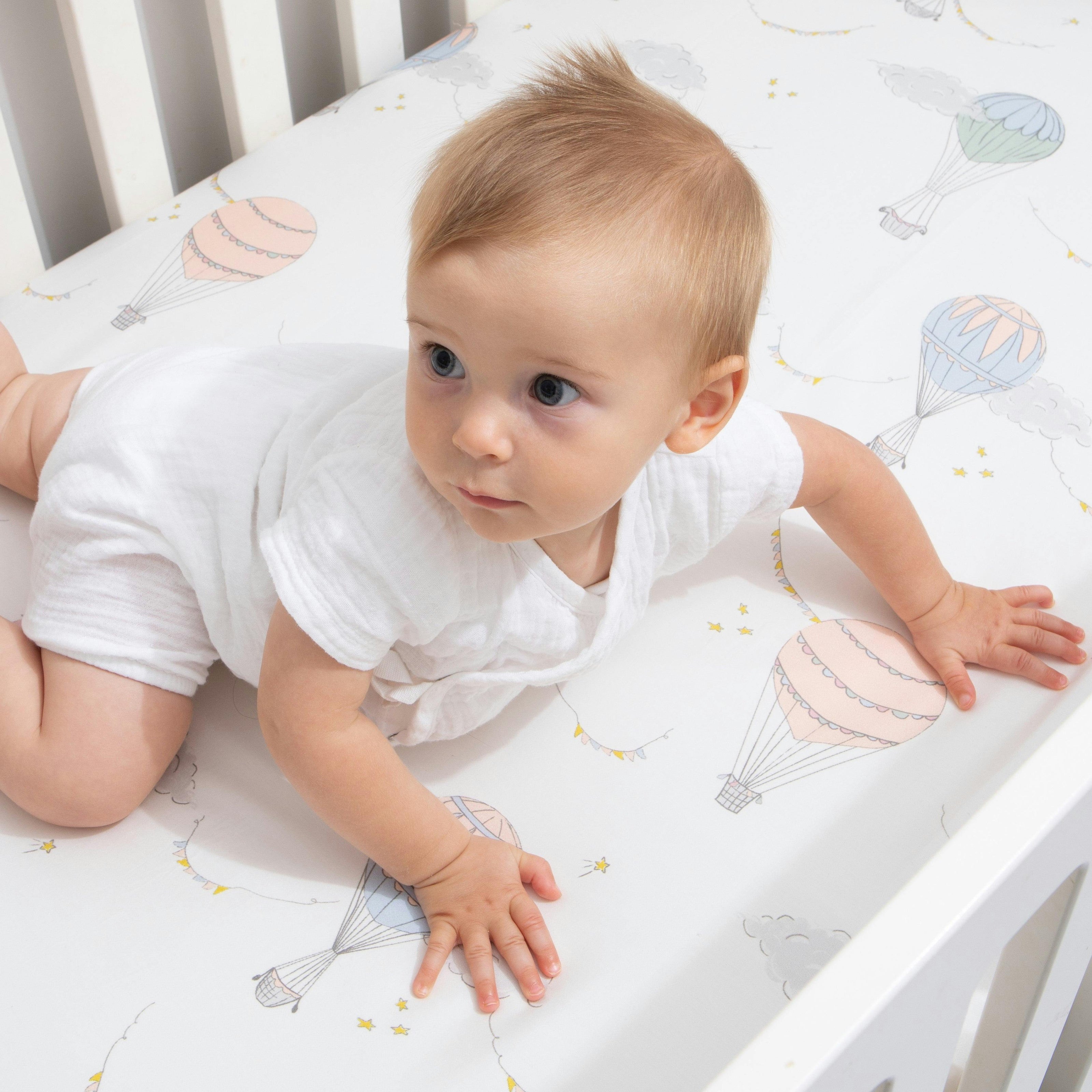 Touch The Sky Crib Sheet