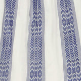 Daphne Girl's Flutter Sleeve Dress Navy Stripe, Blue