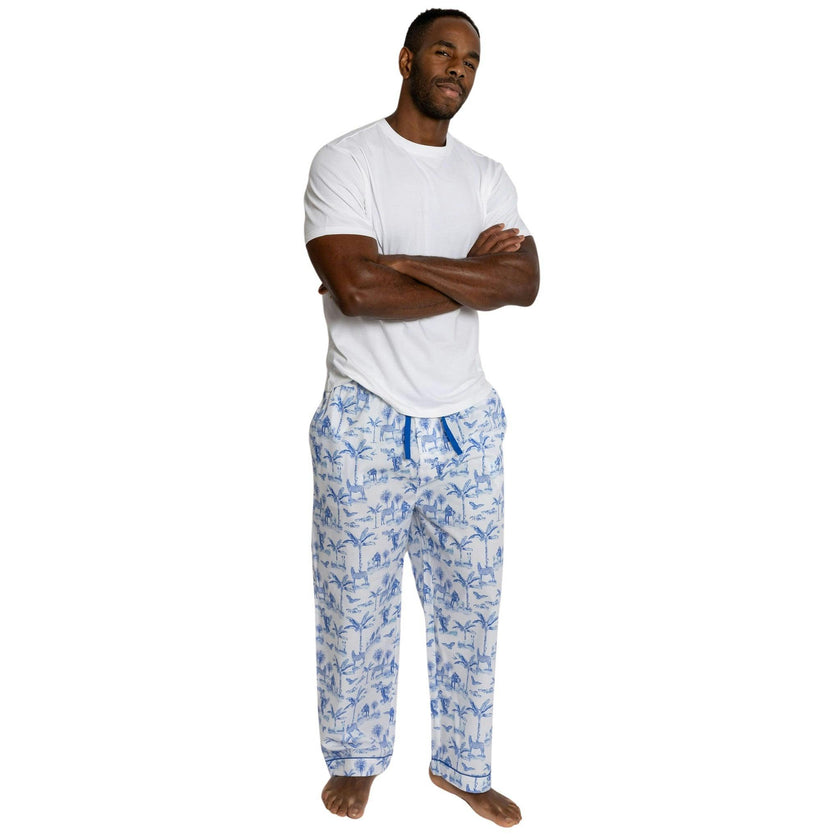 Men's Skydog Toile Blue PJ Pants