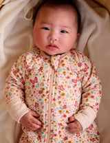 Quilted Growsuit Butterfly Print