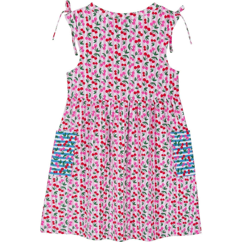 Girls Blocked Dress, Pink