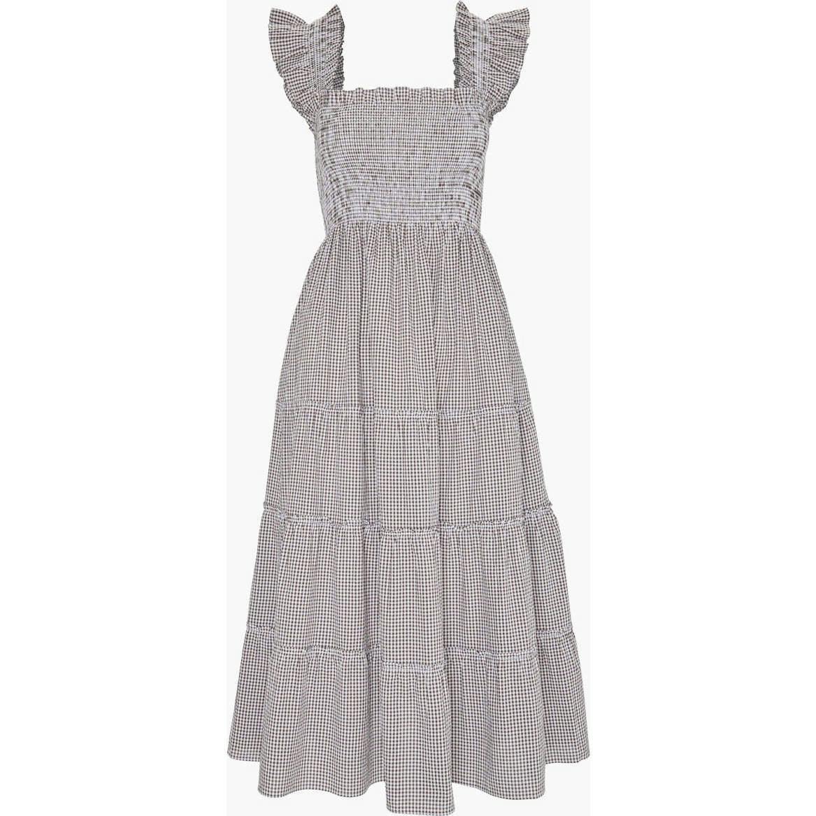 The Ellie Nap Dress - Chocolate Gingham