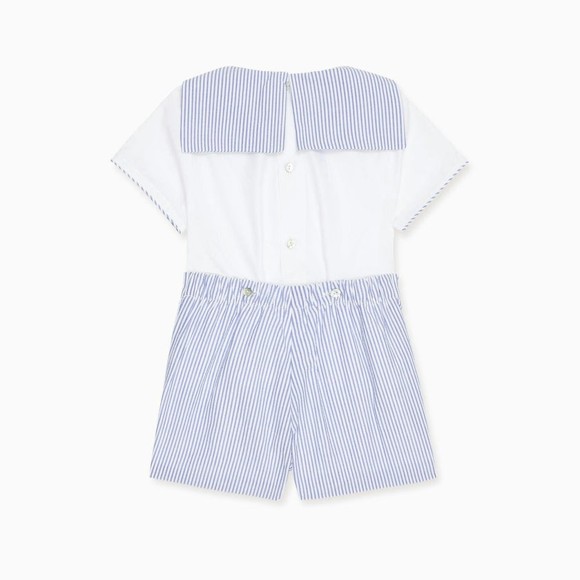 Dark Blue Stripe Antonio Baby Boy Set