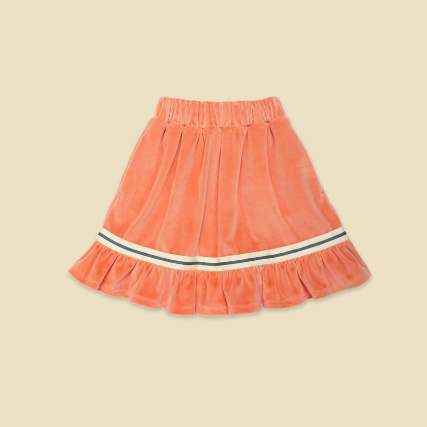 Velour Sunday Skirt in Sunset Serenade