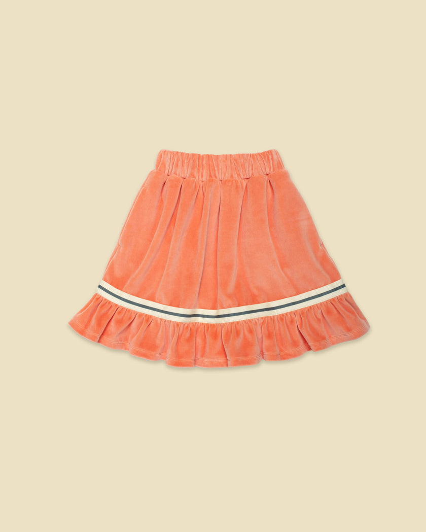 Velour Sunday Skirt in Sunset Serenade