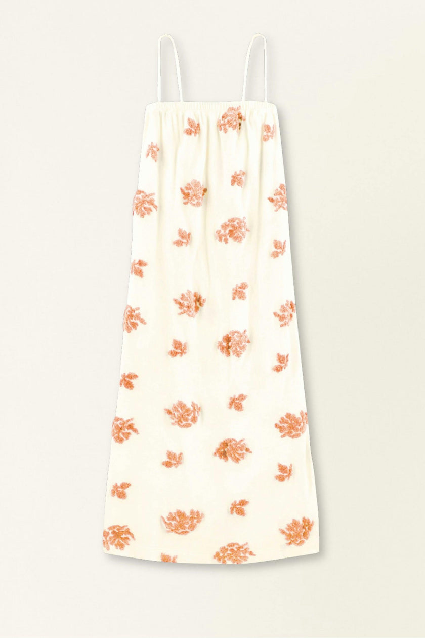 Brisbane Terry Dress in Mesa Fig