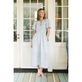 Lindsay Dress in Floral Blues