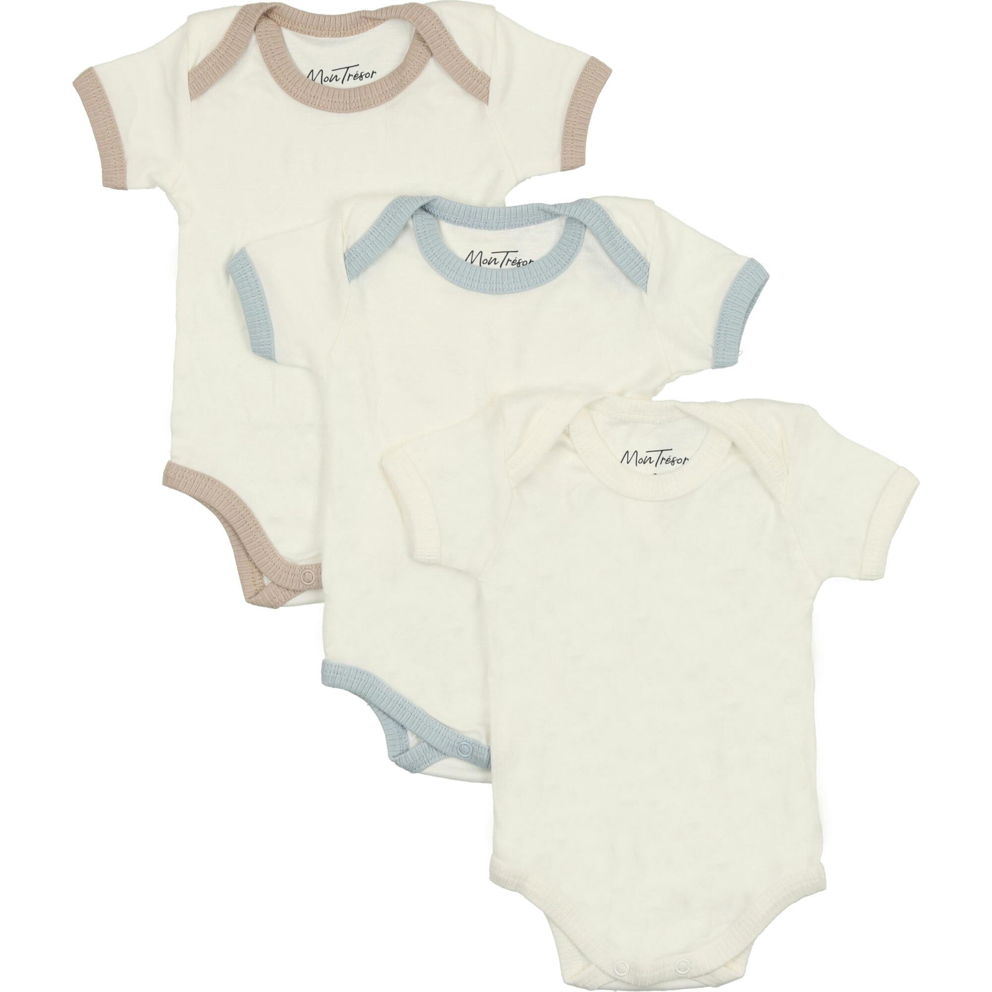Short Sleeve Modal Onesie 3 Pack