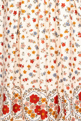 Marlow Cap Sleeve Dress in Cream Ditsy Floral